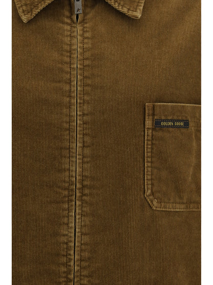 Golden Goose Corduroy Workwear Jacket - Amber Honey