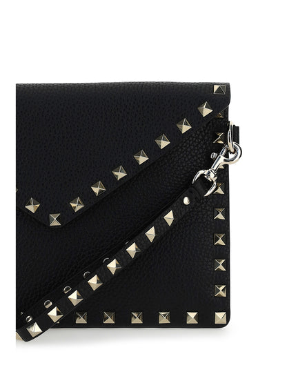 VALENTINO GARAVANI Rockstud Pouch in leather