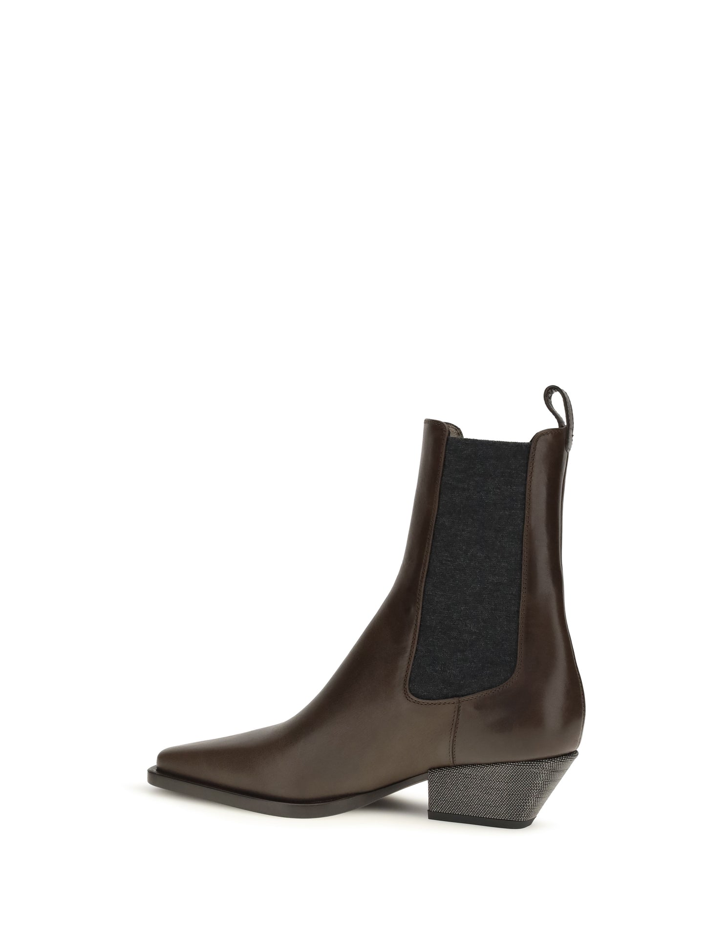 BRUNELLO CUCINELLI Leather ankle Boots