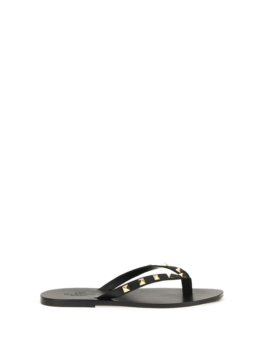 VALENTINO GARAVANI Rockstud thong Sandals