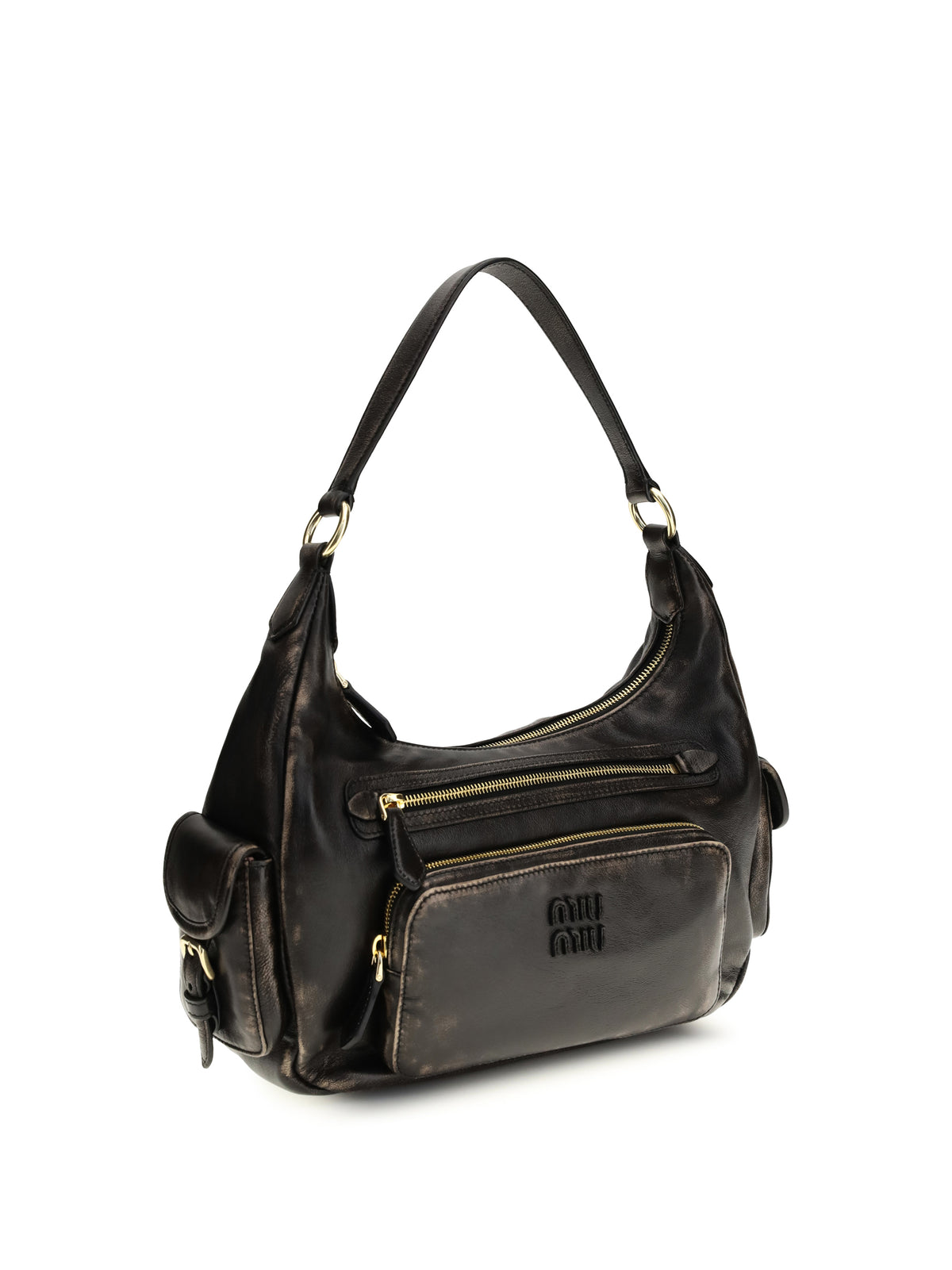 Miu Miu Pocket Shoulder Bag - Caffe'