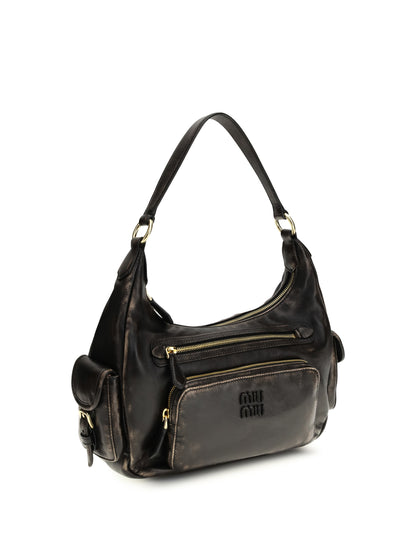 Miu Miu Pocket Shoulder Bag - Caffe'