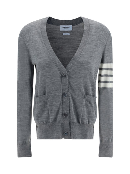 THOM BROWNE Merino Wool Cardigan