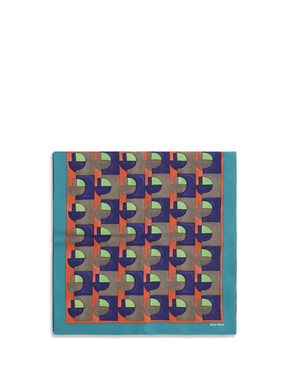 Miu Miu Geometric print Scarf - Assenzio+Begonia