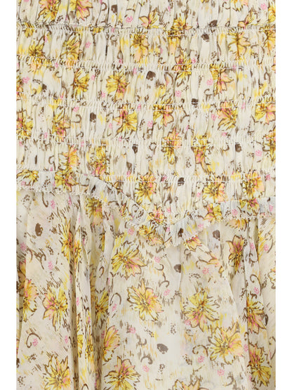 Marant Étoile Fiala Skirt - Light Yellow/Ecru