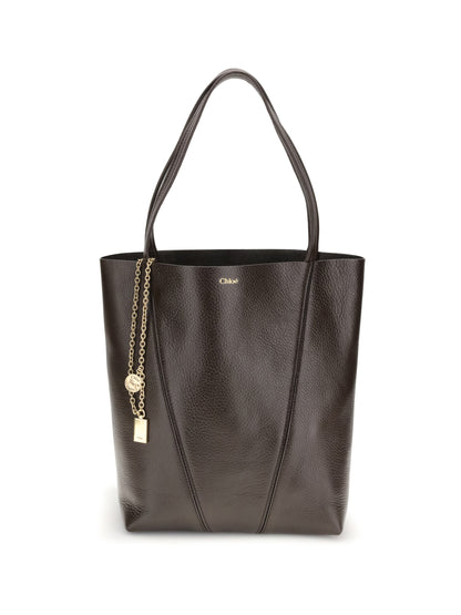 Chloé Spin Shoulder Bag - Kohl Brown