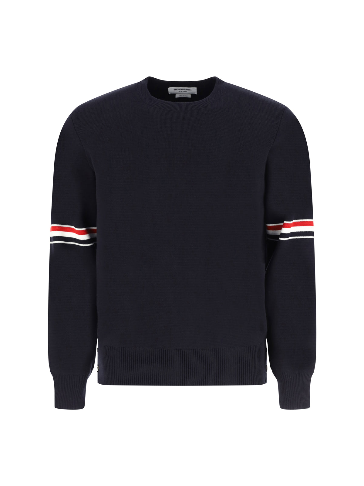 Thom Browne Cotton crewneck Sweater - Navy