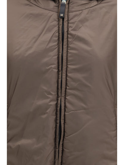 Max Mara The Cube Hooded added Jacket - Very Dark Gold