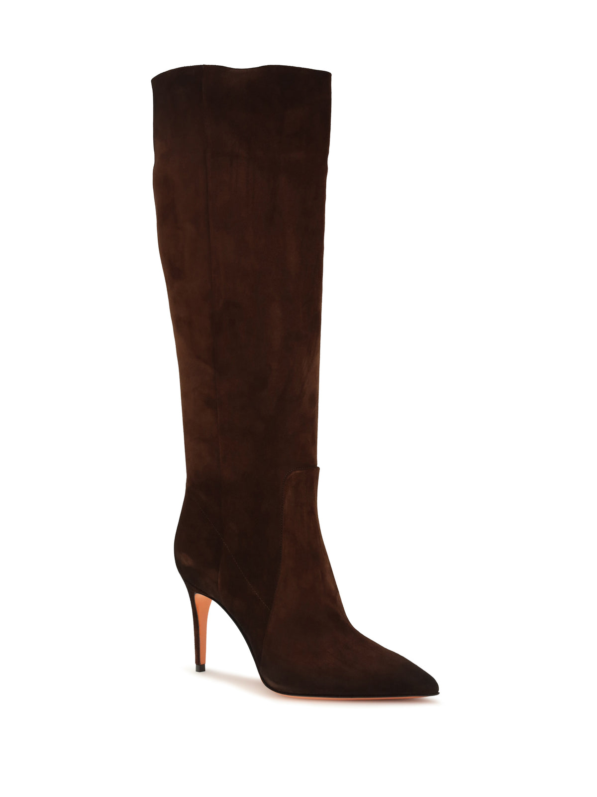 Santoni Pointed high Boots - Brown