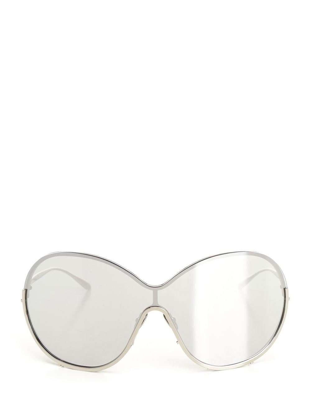 Alaïa Oversized Sunglasses - Silver