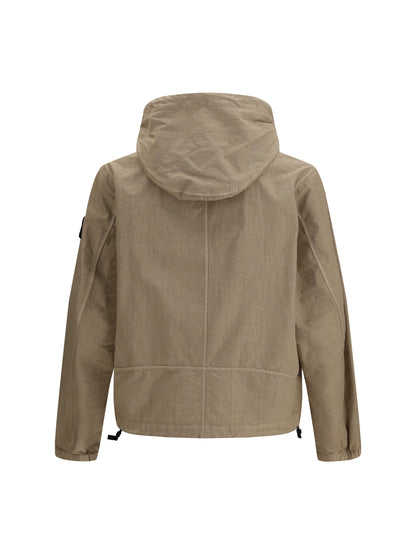 STONE ISLAND 4100053 Jacket in organic-look Panama-TC nylon