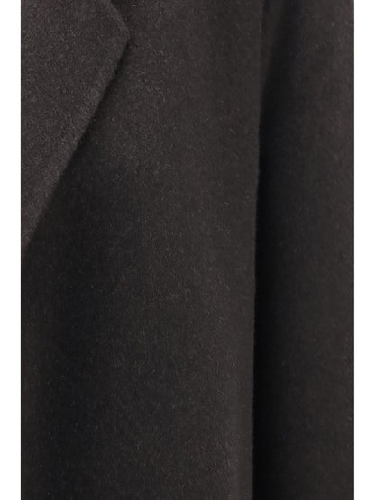 The Row Cinna Jacket - Dark Brown Melange