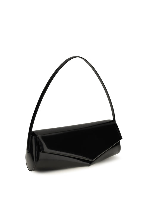 Jil Sander Kante leather Shoulder Bag - Black