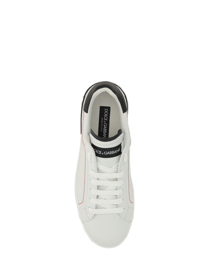 DOLCE & GABBANA Leather Sneakers