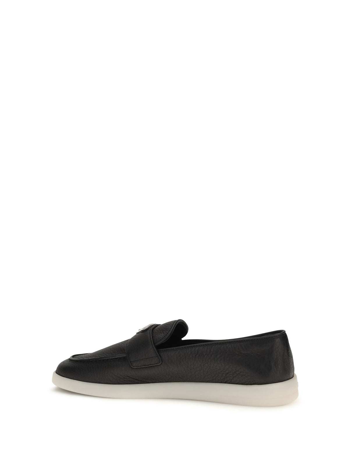 Prada Leather Loafers - Black 1