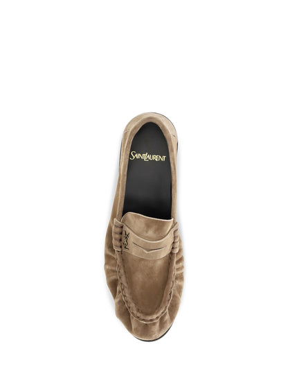 Saint Laurent Le Loafer suede Loafers - City Nude