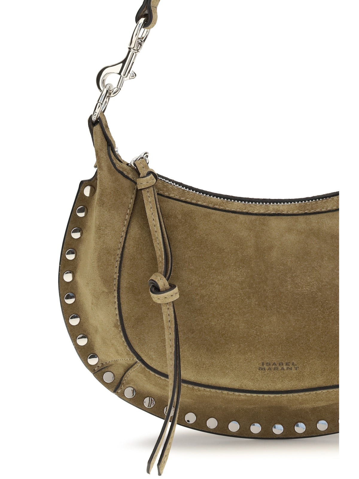 Isabel Marant Oskan Moon Shoulder Bag - Taupe