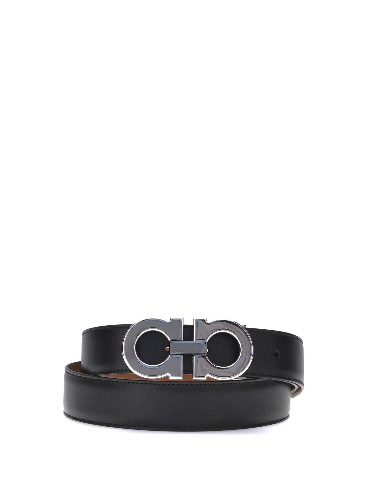 Ferragamo Gancini reversible Belt - Black