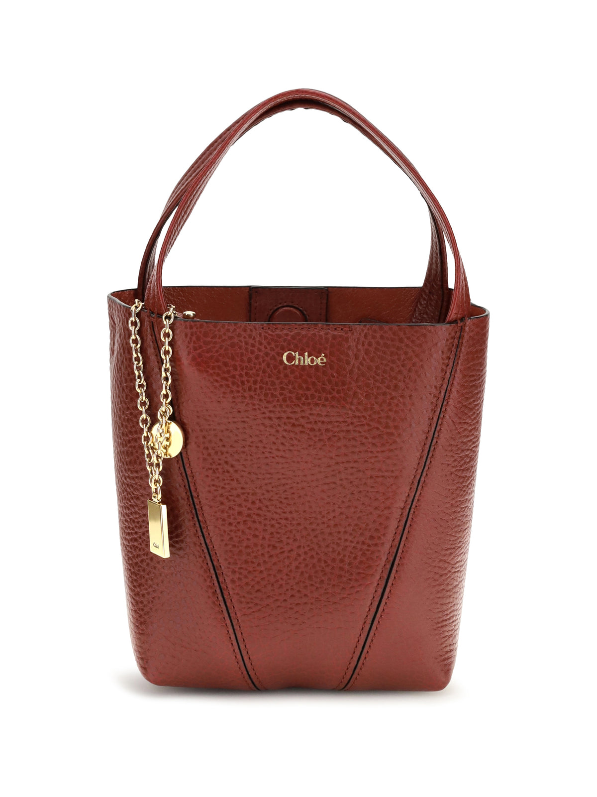 Chloé Spin Shoulder Bag - Divine Red