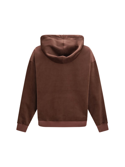 Y-3 Corduroy Hooded Sweatshirt - Night Red
