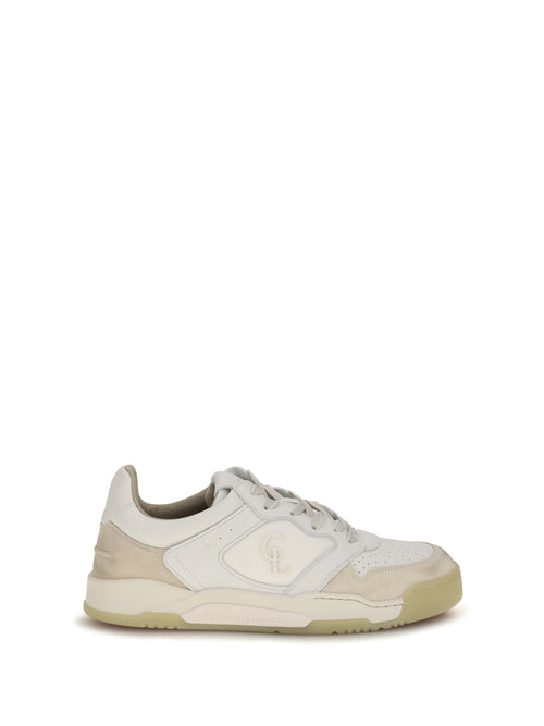 Christian Louboutin Bsktball 1 Retro Sneakers - Egg Shell/White