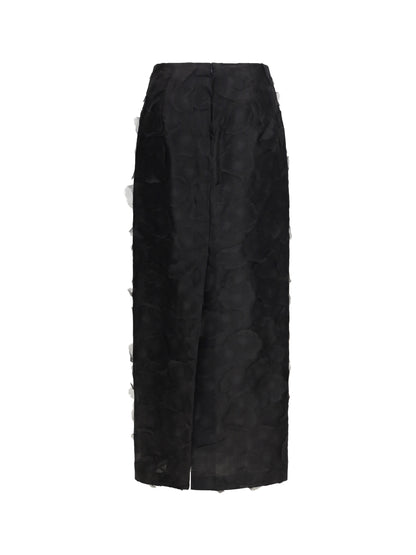MAX MARA Adepto long silk Skirt