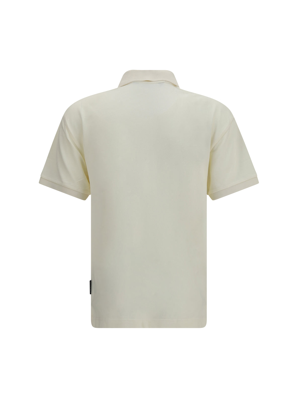 Palm Angels Cotton Polo with embroidered logo - Off White - Anthracite