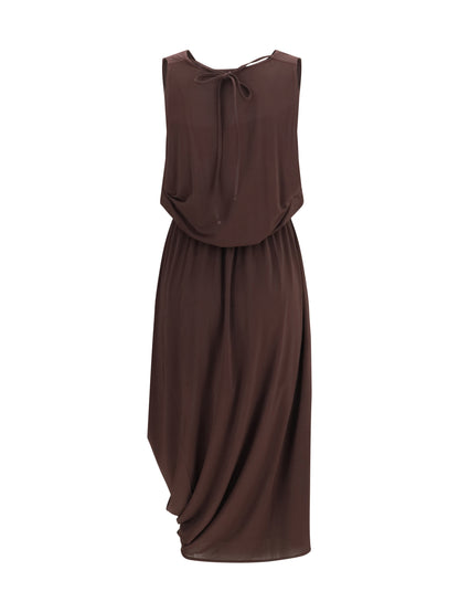 LEMAIRE Draped midi Dress