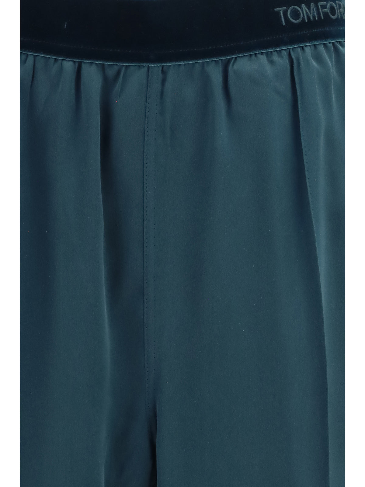 Tom Ford Stretch silk satin Pants - Teal
