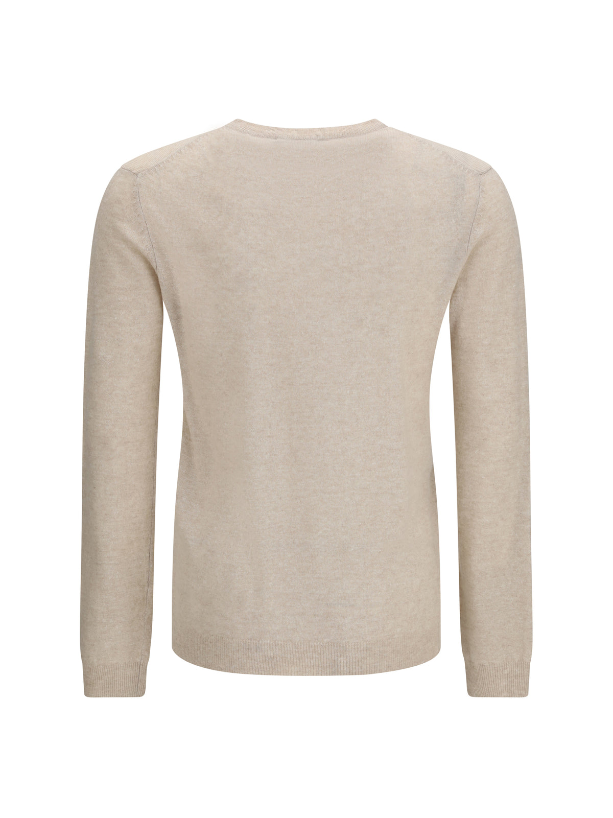 Aragona Cashmere Crewneck Sweater in cashmere and linen - Beige