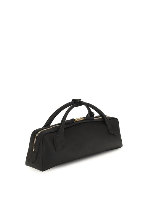 Alaïa Satin Le Teckel Clutch - Noir