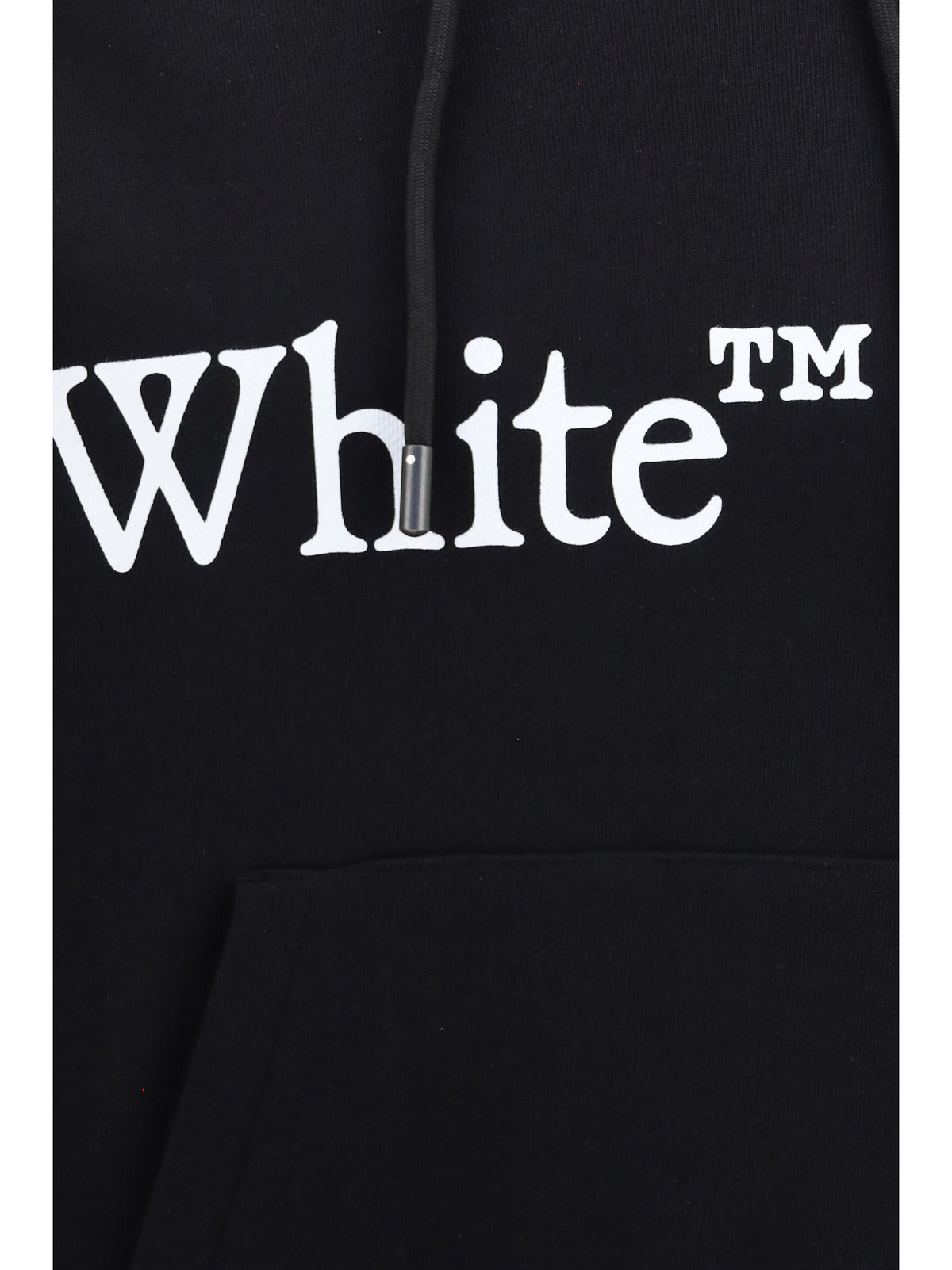 Off-White Bookish Scarf Hoodie - Black