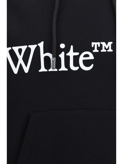 Off-White Bookish Scarf Hoodie - Black