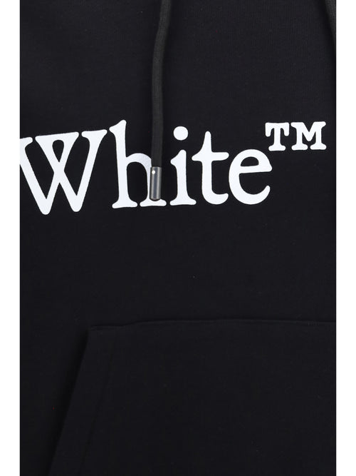 Off-White Bookish Scarf Hoodie - Black