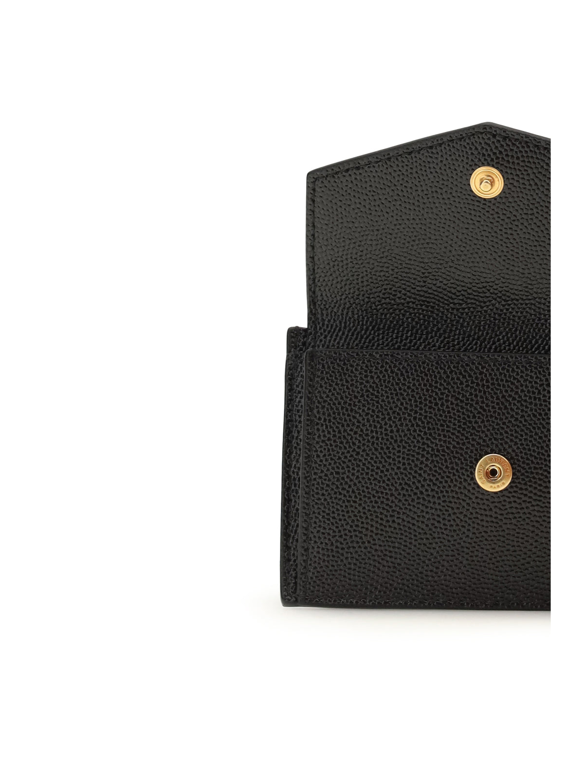 Saint Laurent Micro-grain leather Wallet - Black