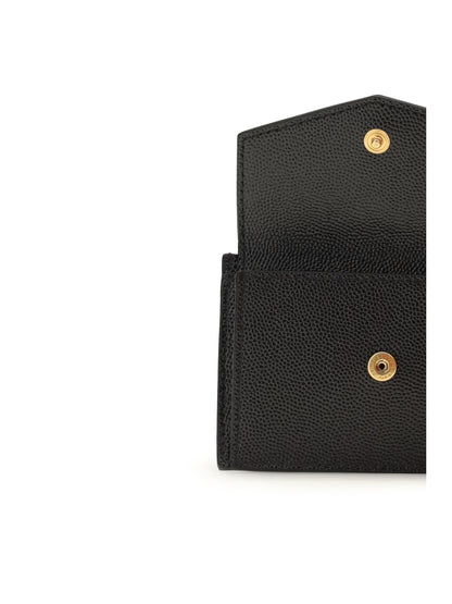 Saint Laurent Micro-grain leather Wallet - Black