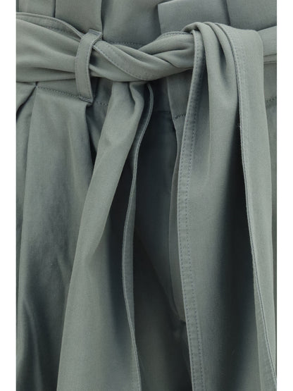 BALMAIN High-waisted Shorts in cotton gabardine