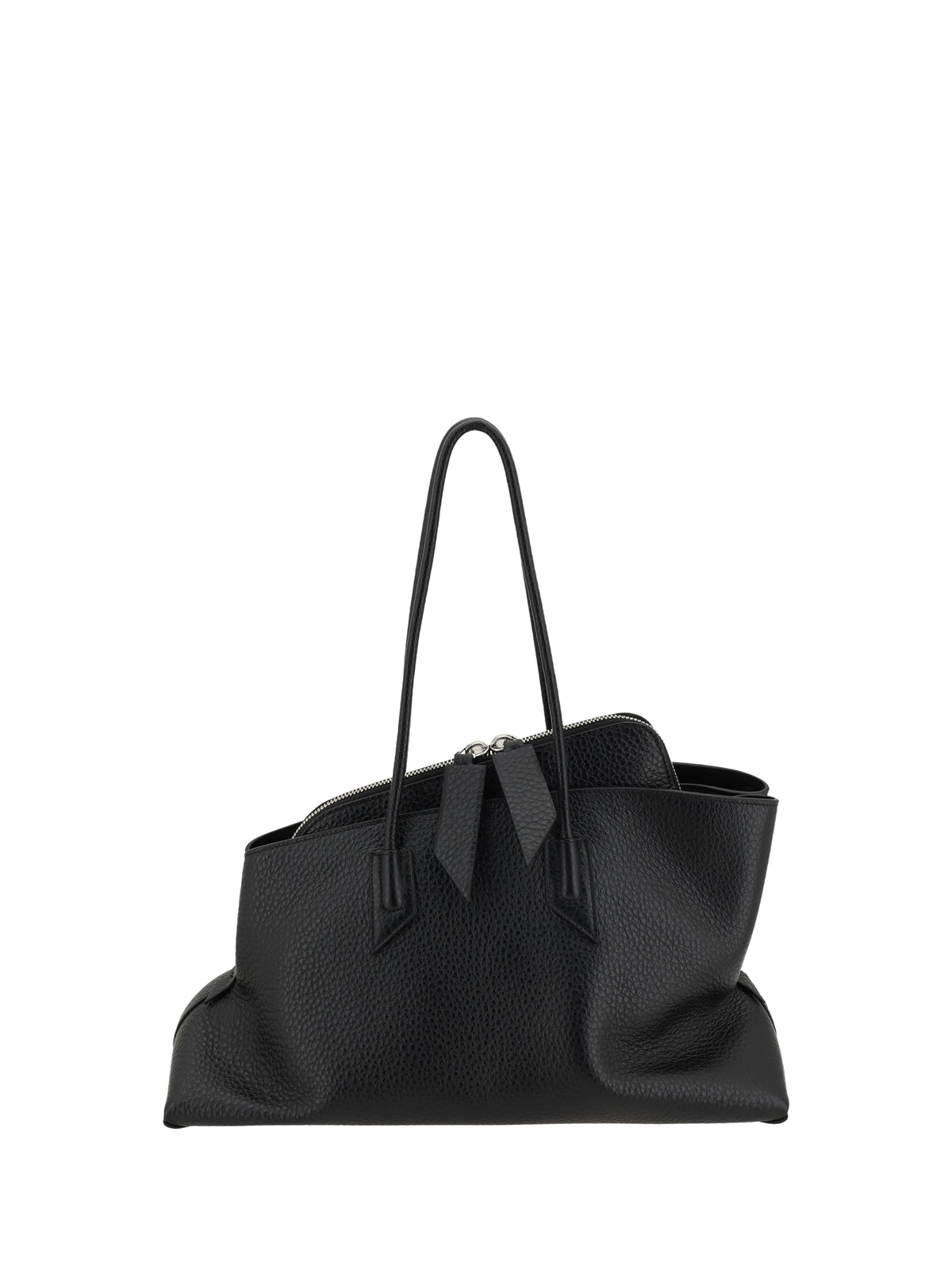 The Attico La Passeggiata Shoulder Bag - Black