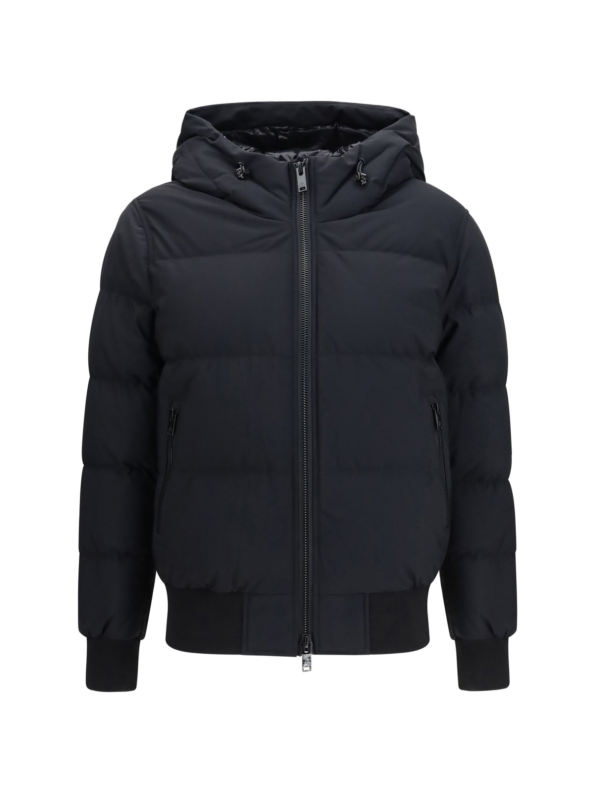 Moose Knuckles Soho Down Bomber Jacket - Black