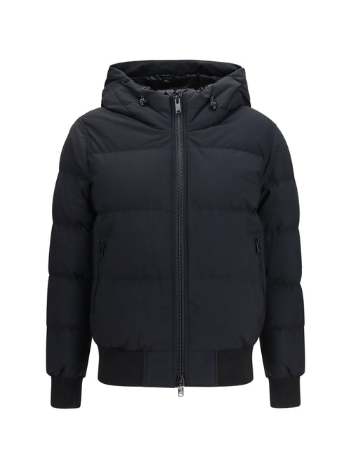 Moose Knuckles Soho Down Bomber Jacket - Black