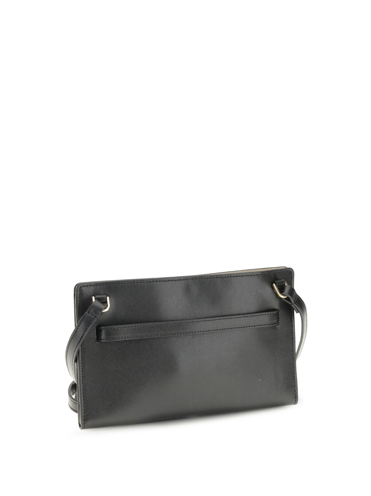 Toteme Belted leather crossbody Bag - Black