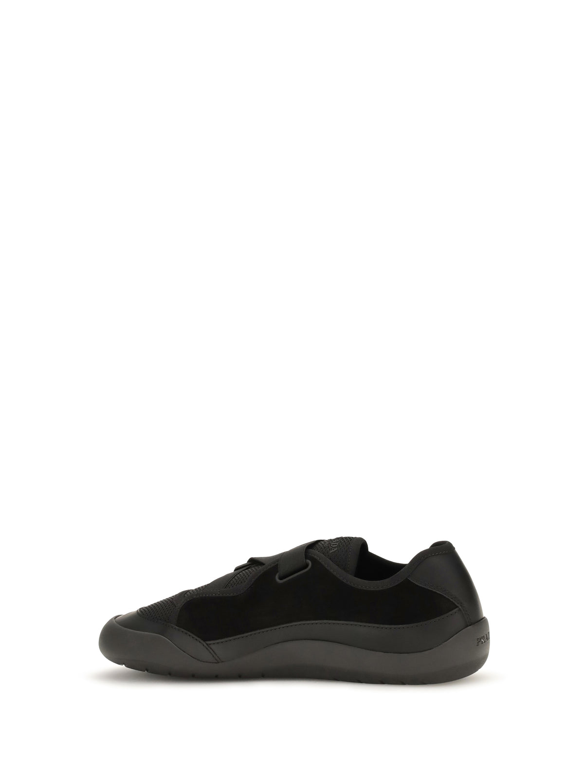 Prada Speedrock leather and mesh Sneakers - Black