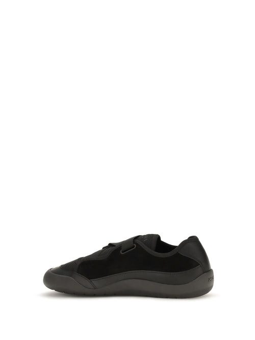 Prada Speedrock leather and mesh Sneakers - Black