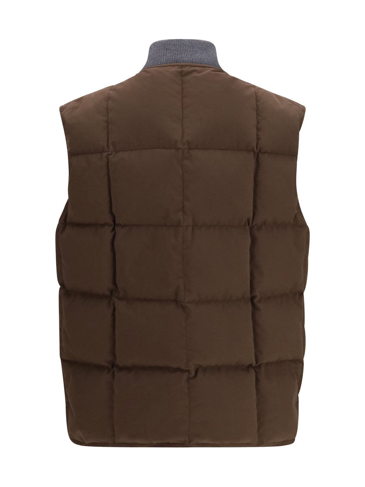 Miu Miu Gabardine Down Vest - Ebony