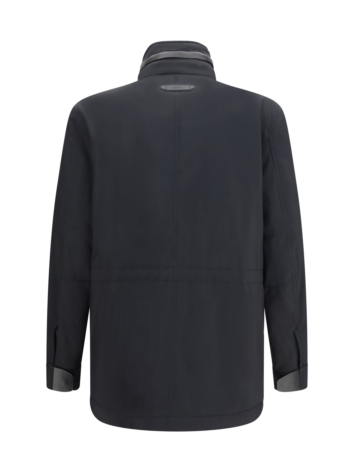 Brioni Performa wool blend Sahariana Jacket - Midnight Blue - Col