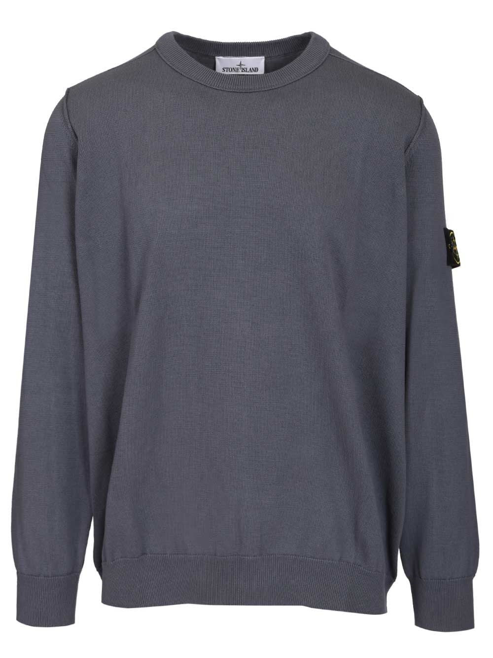 Stone Island Organic Cotton Sweater - Grey