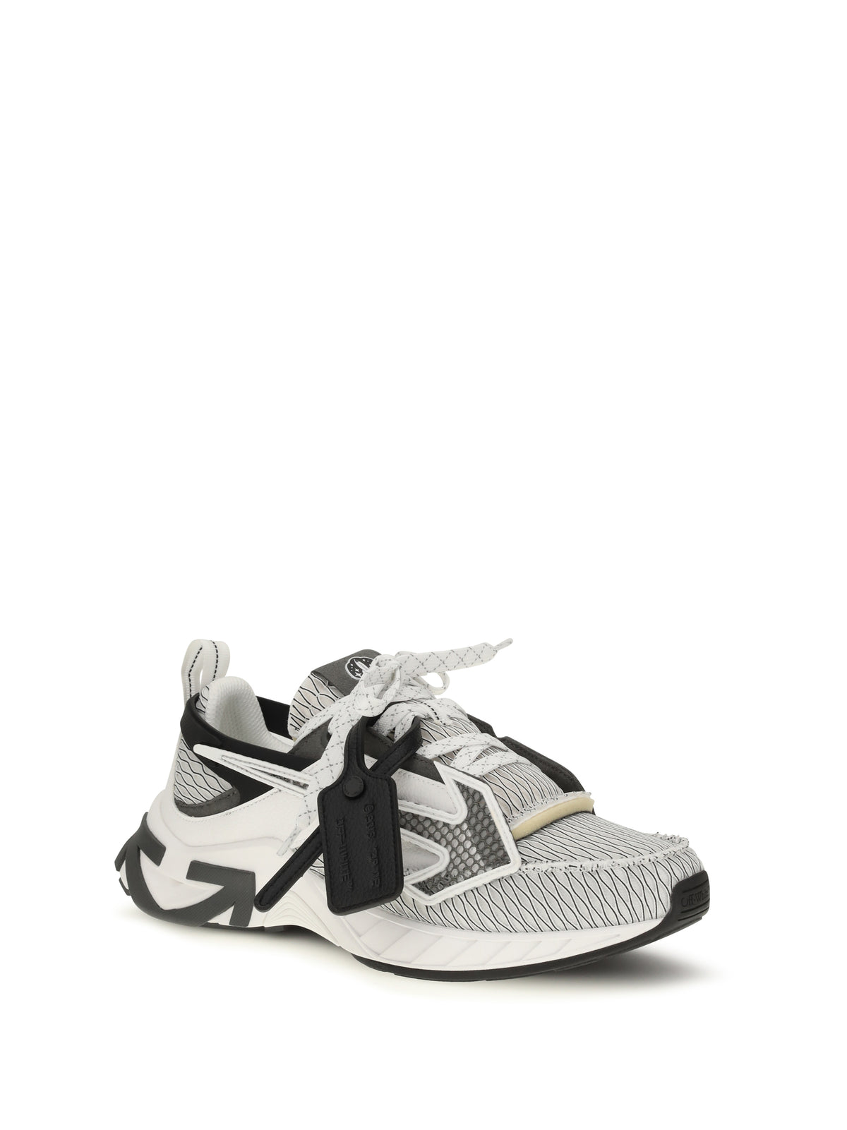 Off-White M-Space Memo Mesh Sneakers - White/Black