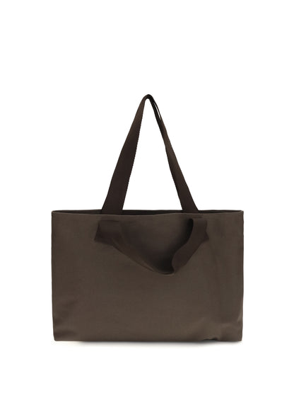 The Row Medium Brian Handbag - Dark Brown Ans