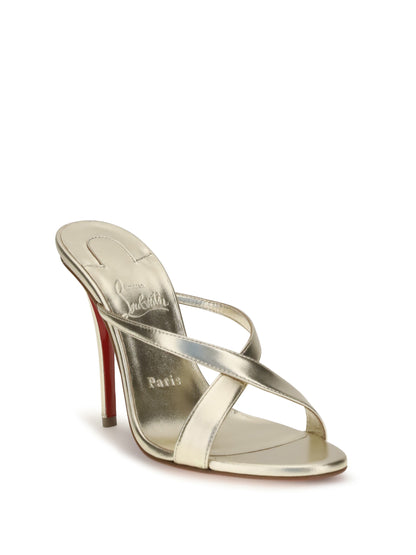 CHRISTIAN LOUBOUTIN Mulazee Cross Mule Sandals