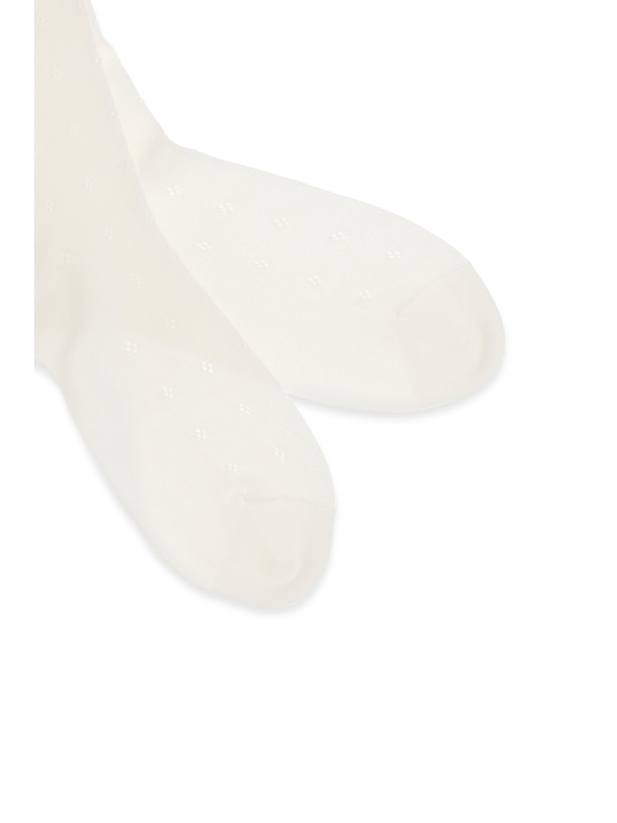 Miu Miu Cotton pointelle Socks - Natural